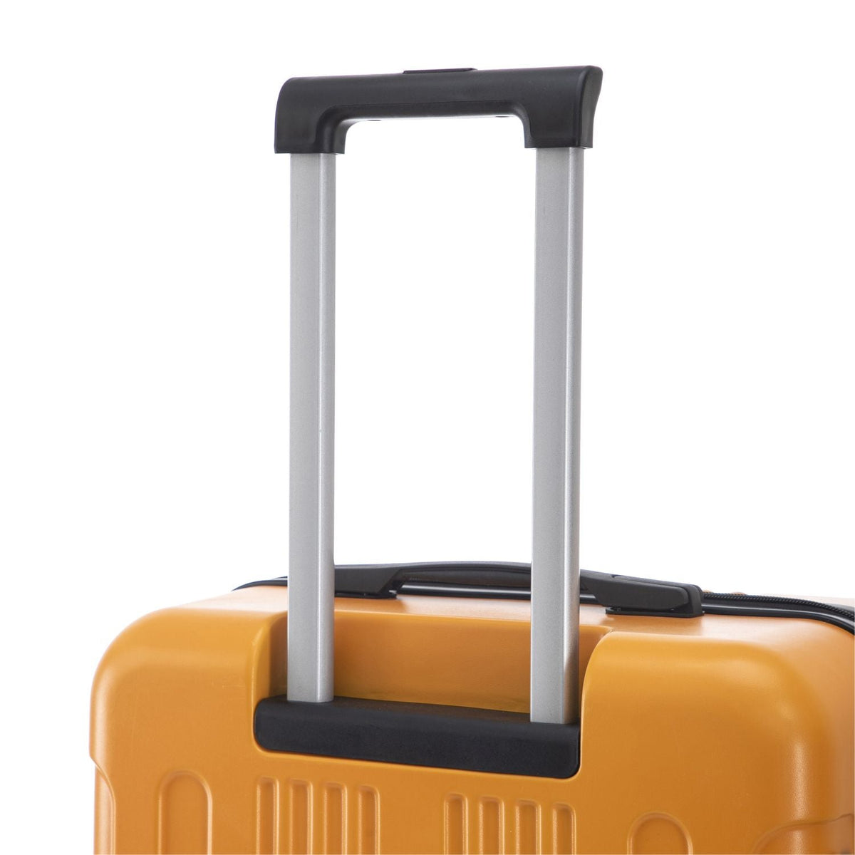 20"/24"/28" 3 pcs/set in ABS Spinner Wheel Luggage, Carry on Suitcase, Matching Color, TSA Combination Lock (Black+Orange)